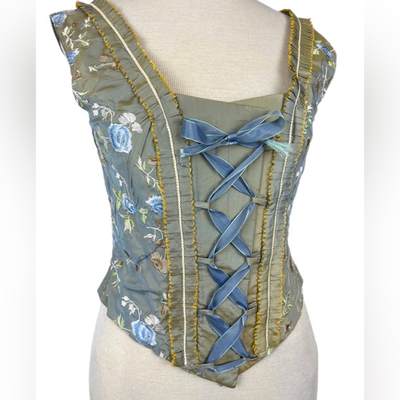 Anna Sui Tops - Vintage Anna Sui silk corset top